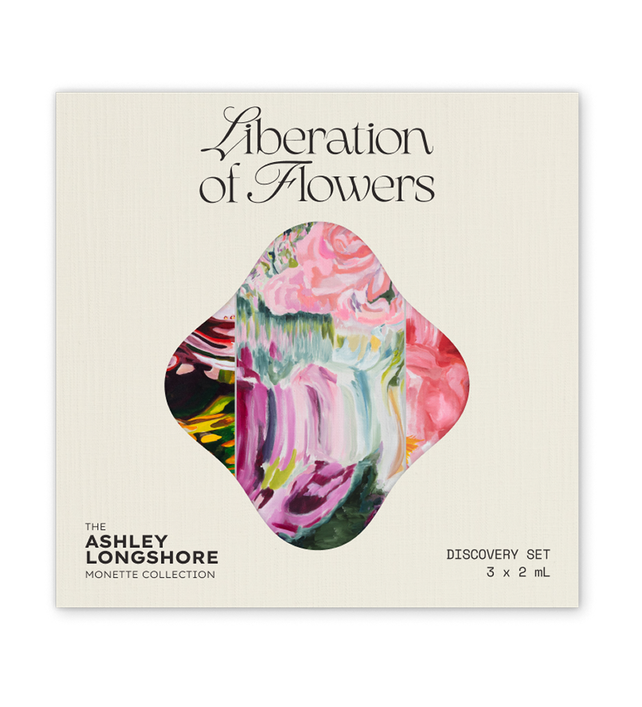 Liberation of Flowers Discovery Set — eau de parfum sampler featuring Plot Twist, Peace Offering and Divine Intervention